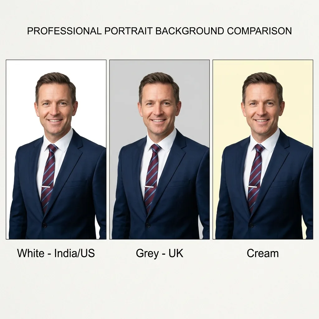 Portrait background comparison showing white for the US and India under-four or overseas guidance, plus light grey and cream for the UK